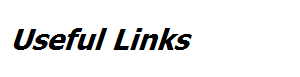 Useful Links